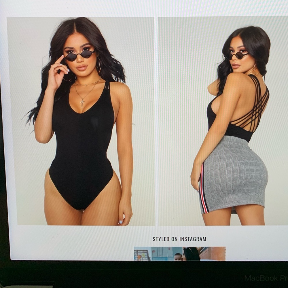 Dusk till dawn strapped bodysuit